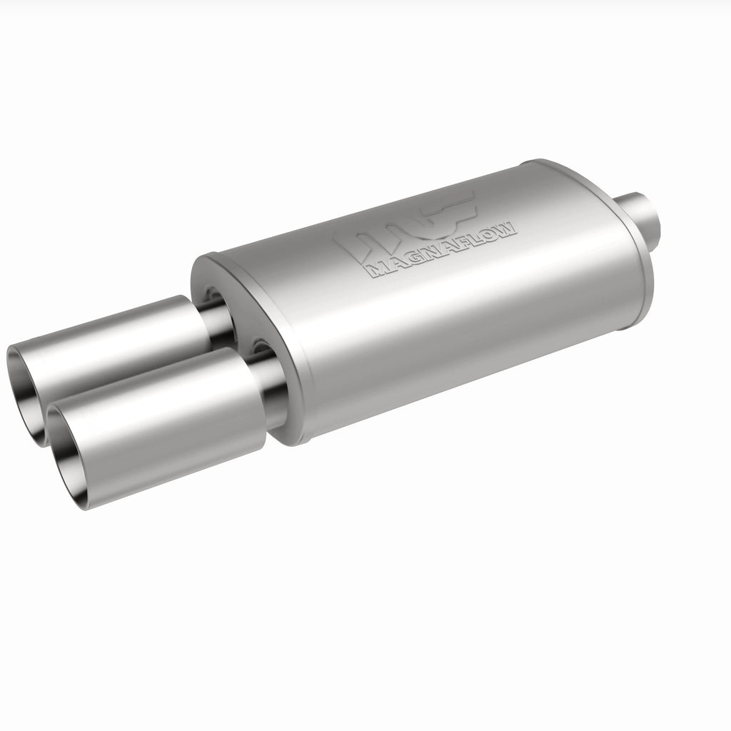 MagnaFlow Exhaust Products 14816 Straight-Through Performance Muffler; 2.25/3.5in. Center/Dual; 5x14x8 Body