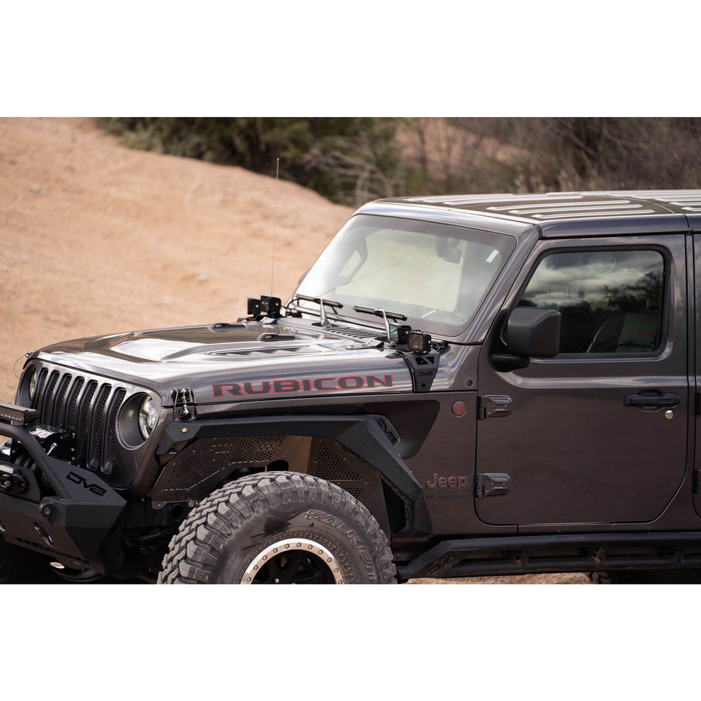 A-Pillar-Dual-Pod-Light-Mounts-For-18-22-Jeep-Wrangler-Jl-20-22-Gladiator-Dv8-Offroad