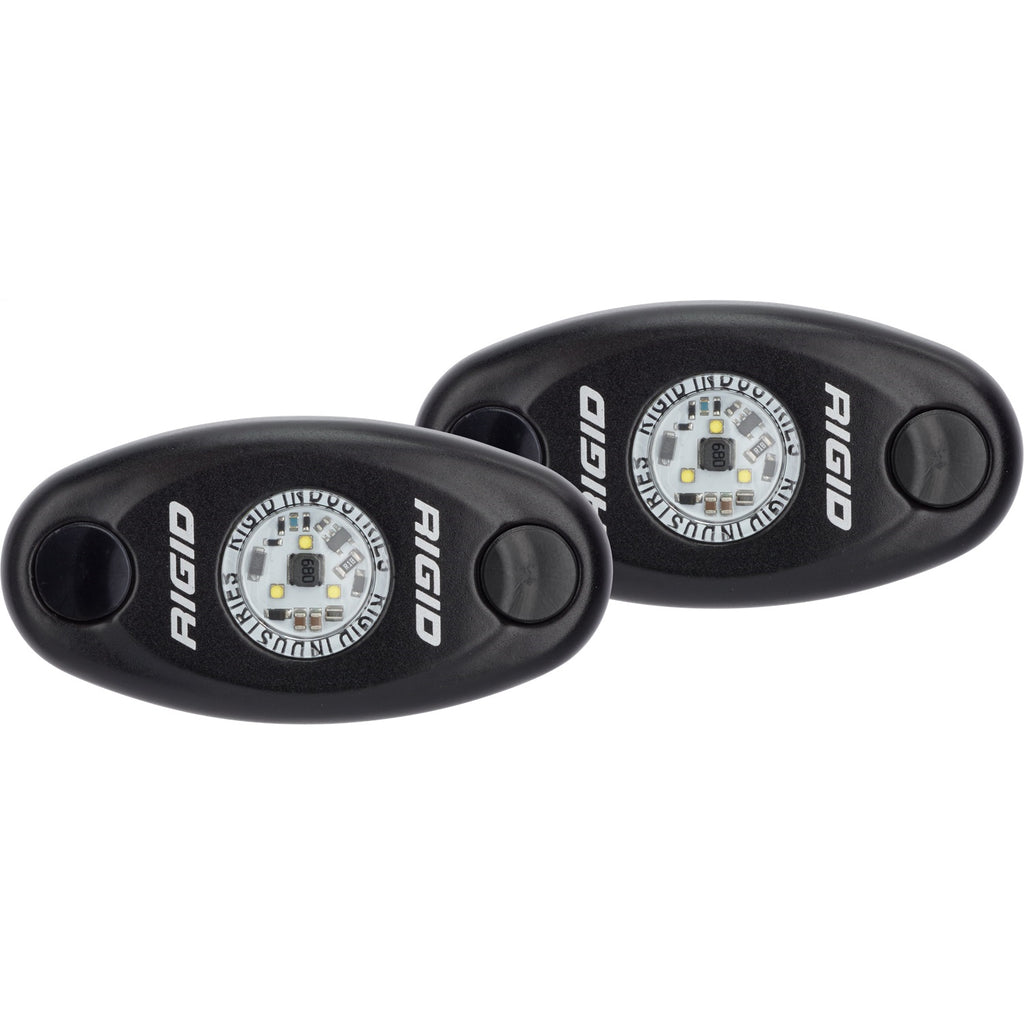 A-Series-Led-Light,-High-Power,-Red,-Black-Housing,-Pair