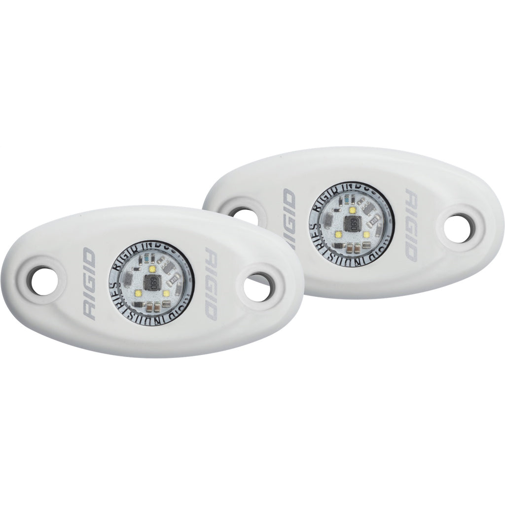 A-Series-Led-Light,-Low-Power,-Cool-White,-White-Housing,-Pair
