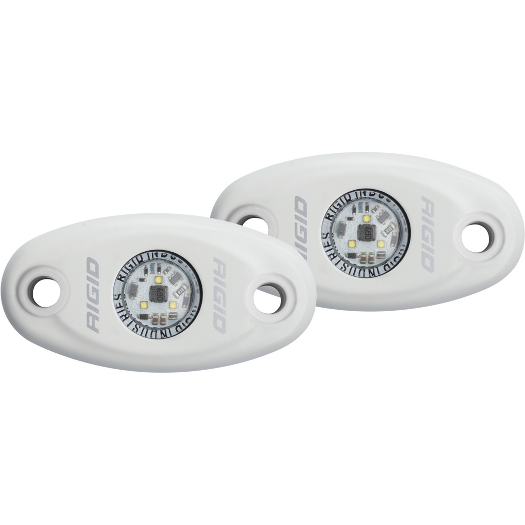 A-Series-Led-Light,-Low-Power,-Cool-White,-White-Housing,-Pair