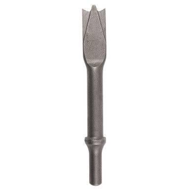 Chicago Pneumatic A047071 Twin Blade Panel Cutter Chisel - 1 x 7" (25 x 180mm), 0.498" (12.7mm) Round Shank