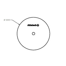 Load image into Gallery viewer, A079x---No-P-Coat,-Pattern-Plate-With-Center-Hole,-Without-Powder-Coat