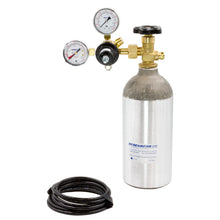 Load image into Gallery viewer, Dedenbear AB25K CO2 BOTTLE KIT, COMPLETE KIT INCLUDES 2.5 LB. BOTTLE, VALVE, REGULATOR &amp; TUBING
