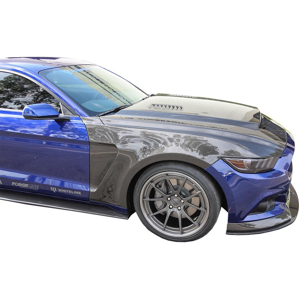 Anderson Composites AC-FF15FDMU-GR Fender for Select Ford Mustang