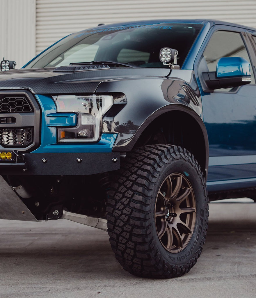 Anderson Composites AC-FF17FDRA-W Carbon Fiber Fenders for Select Ford F-150