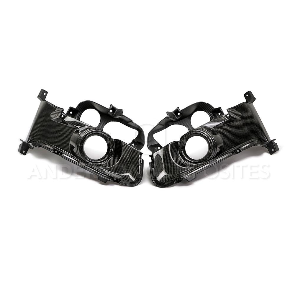 Anderson Composites AC-FLS15FDMU Fog Light Surrounds for Select Ford Mustang