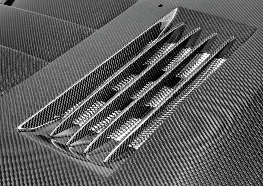 Anderson Composites AC-HD0506FDMU-SS Hood for Select Ford Mustang