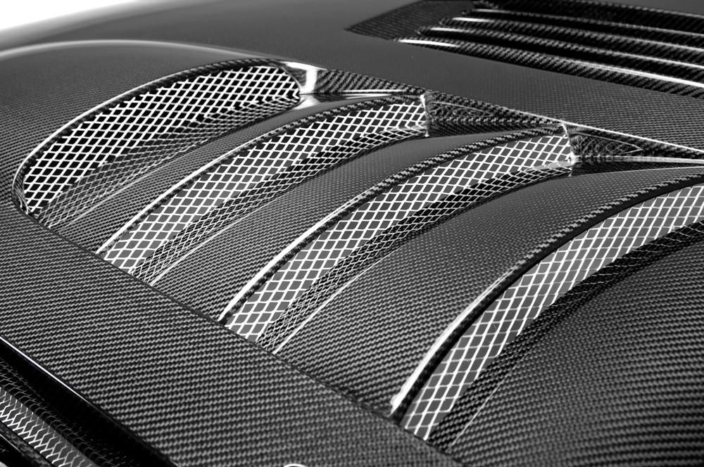 Anderson Composites AC-HD0506FDMU-SS Hood for Select Ford Mustang