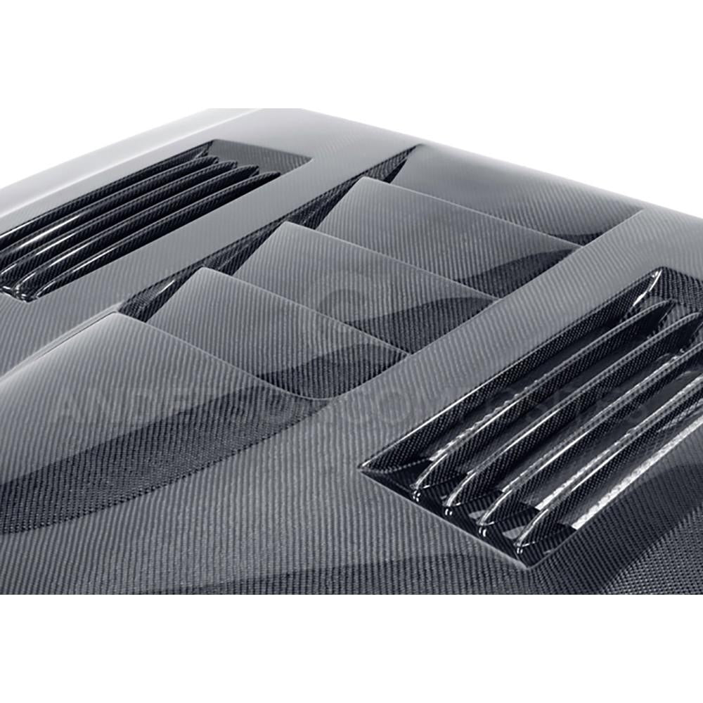 Anderson Composites AC-HD1011FDMU-SS Hood for Select Ford Mustang
