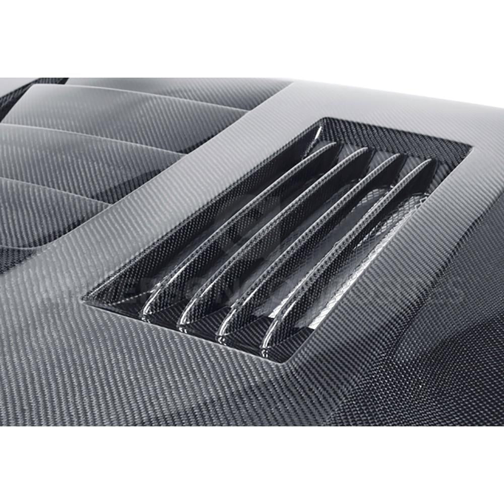 Anderson Composites AC-HD1011FDMU-SS Hood for Select Ford Mustang