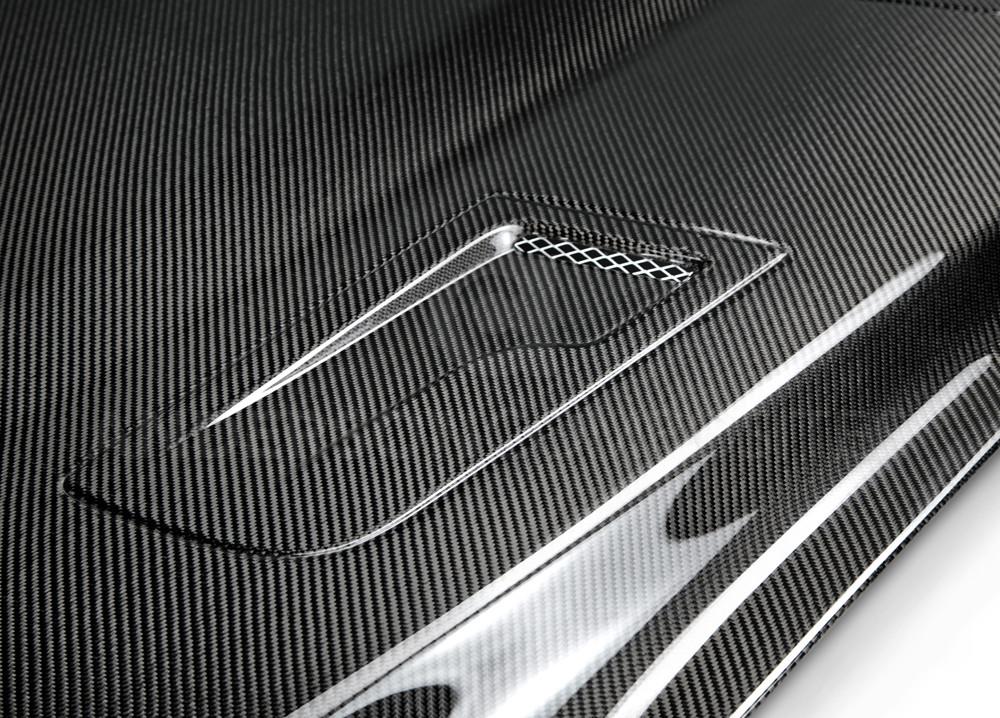 Anderson Composites AC-HD15FDMU-AT-DS Hood for Select Ford Mustang