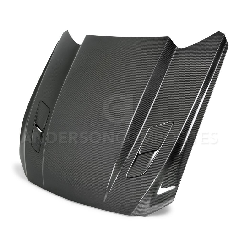 Anderson Composites AC-HD15FDMU-CJ-DS Hood for Select Ford Mustang