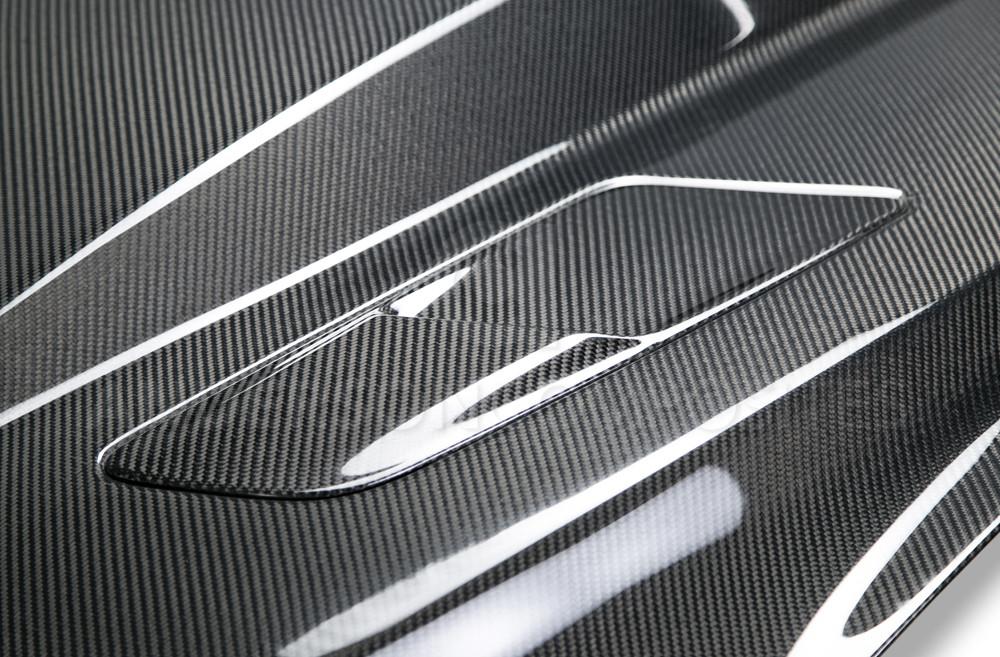 Anderson Composites AC-HD15FDMU-CJ-DS Hood for Select Ford Mustang