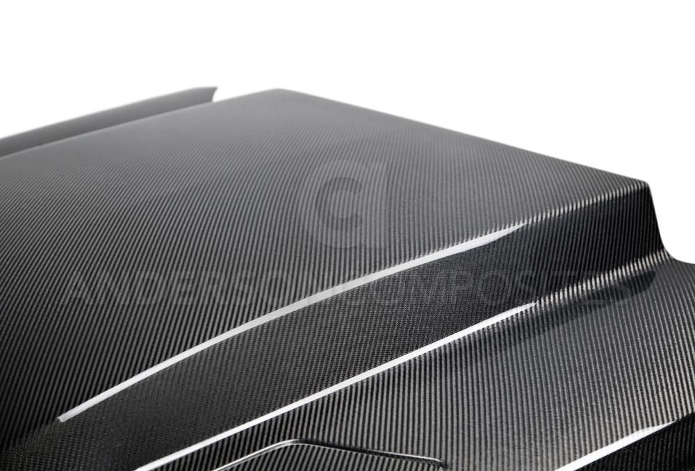 Anderson Composites AC-HD15FDMU-CJ-DS Hood for Select Ford Mustang