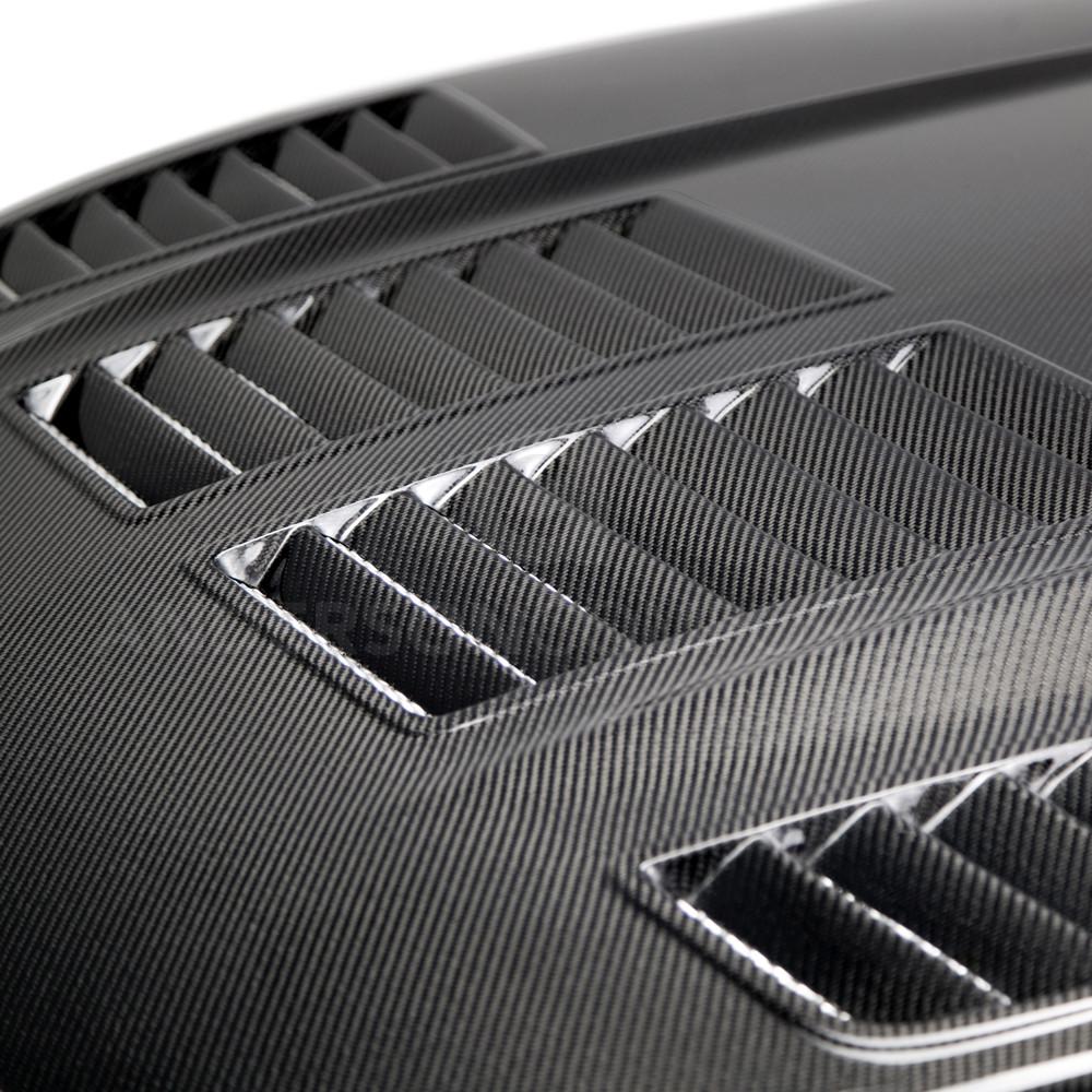 Anderson Composites AC-HD15FDMU-TW-DS Hood for Select Ford Mustang