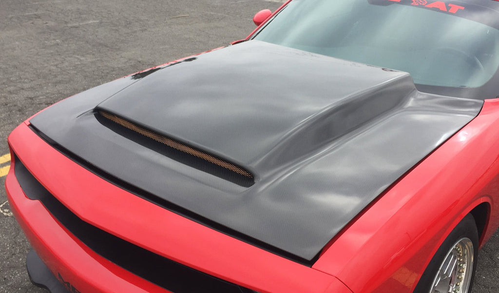 Anderson Composites AC-HD18DGCHDM-KB Hood for Select Dodge Challenger