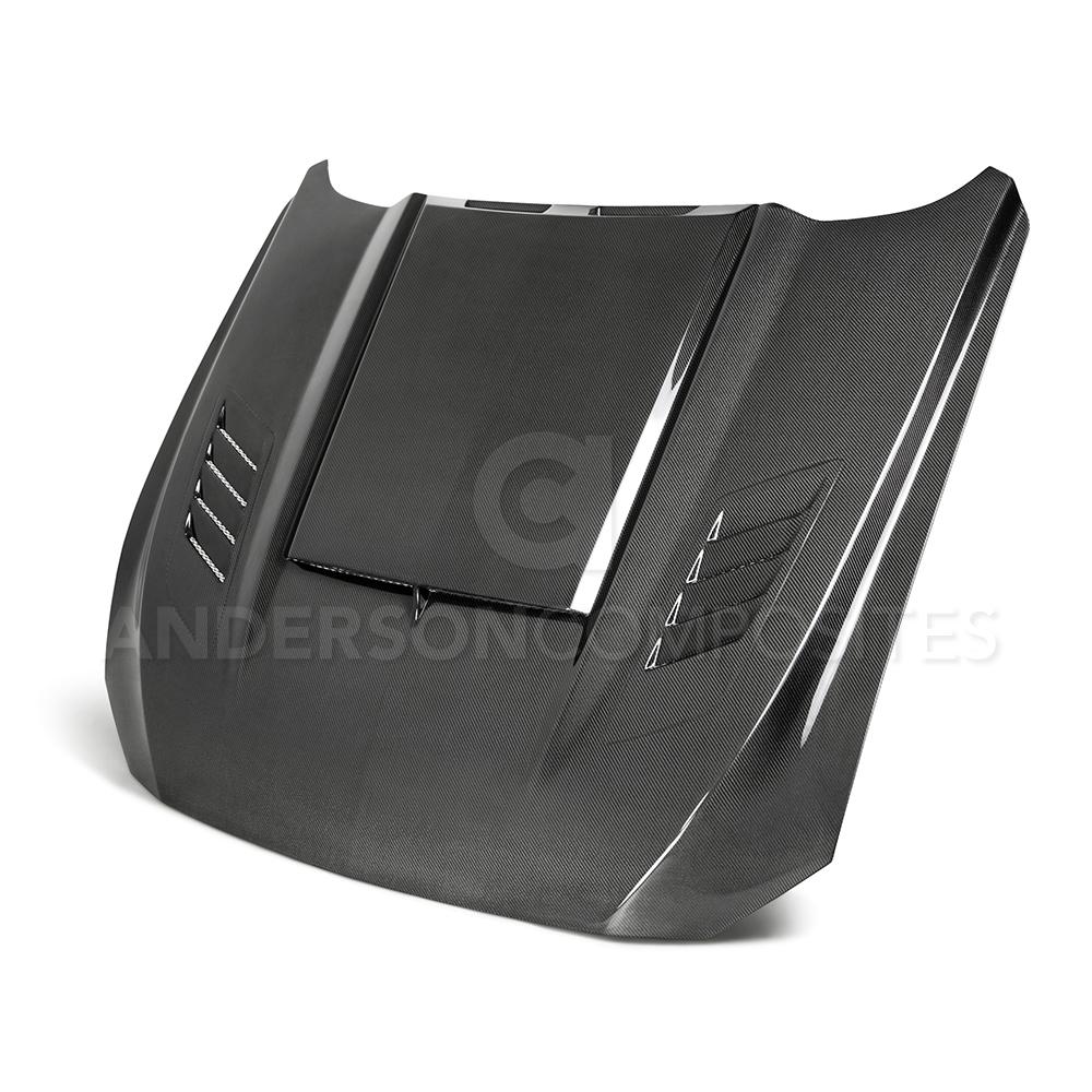 Anderson Composites AC-HD18FDMU-AB-DS Hood for Select Ford Mustang