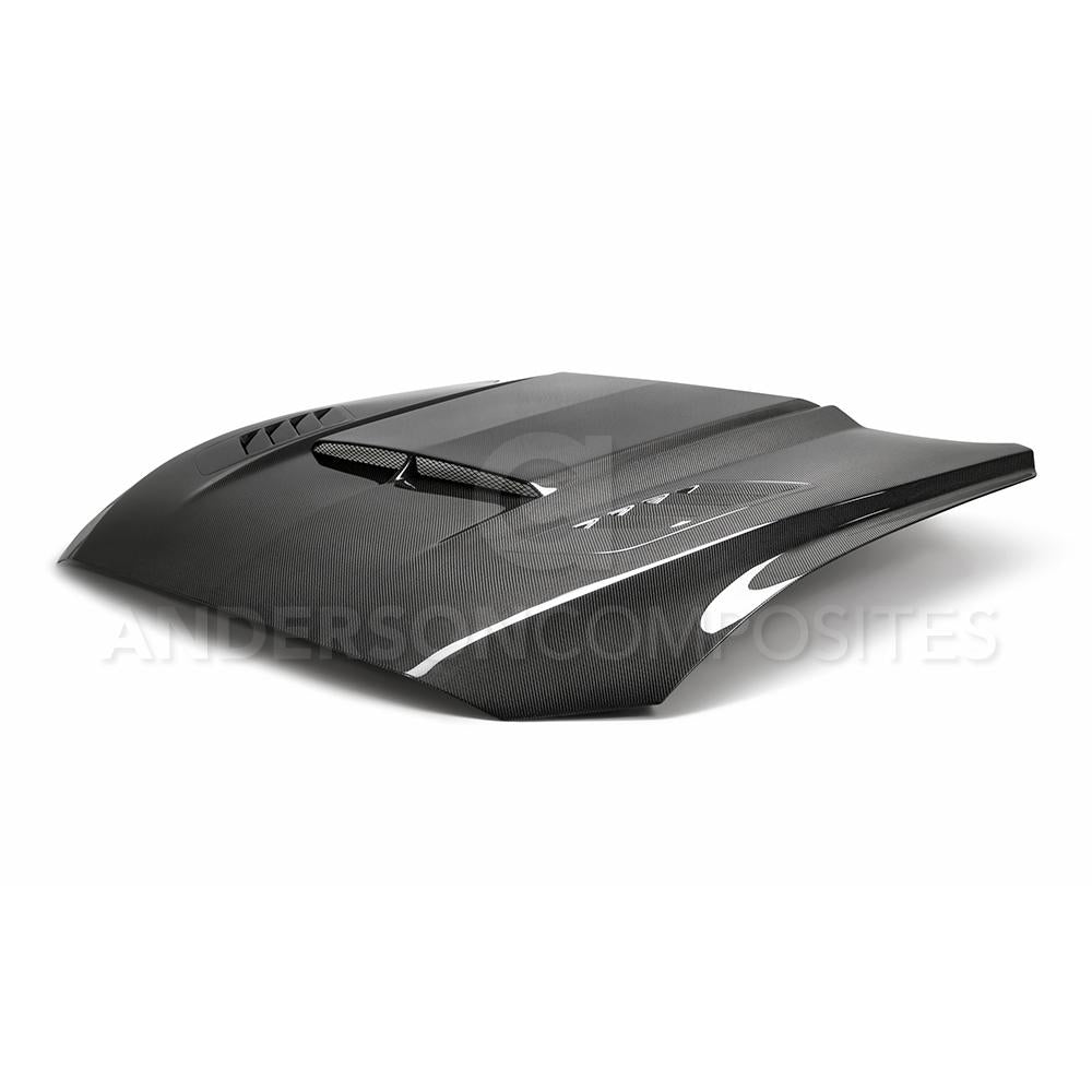 Anderson Composites AC-HD18FDMU-AB-DS Hood for Select Ford Mustang