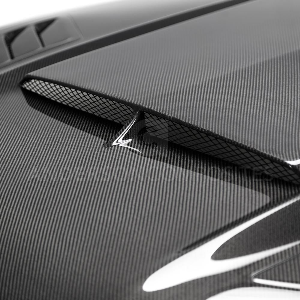 Anderson Composites AC-HD18FDMU-AB-DS Hood for Select Ford Mustang