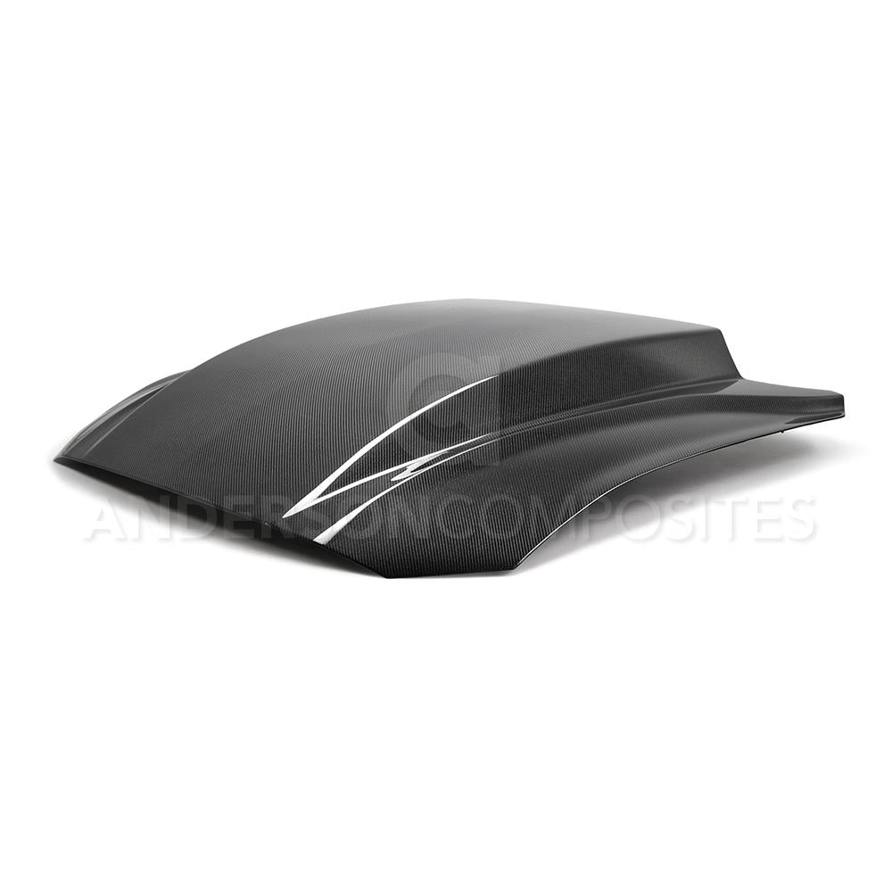 Anderson Composites AC-HD18FDMU-CJ-DS Hood for Select Ford Mustang