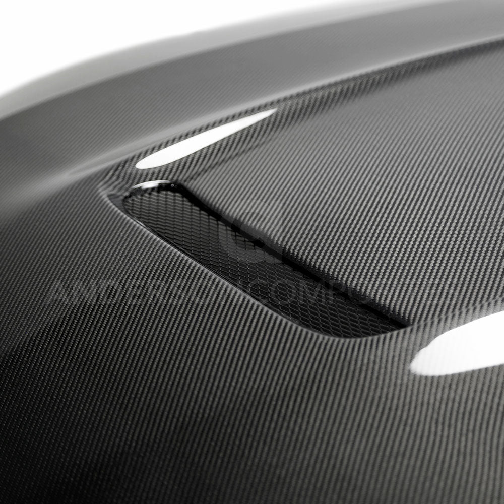 Anderson Composites AC-HD18FDMU-GR-DS Hood for Select Ford Mustang