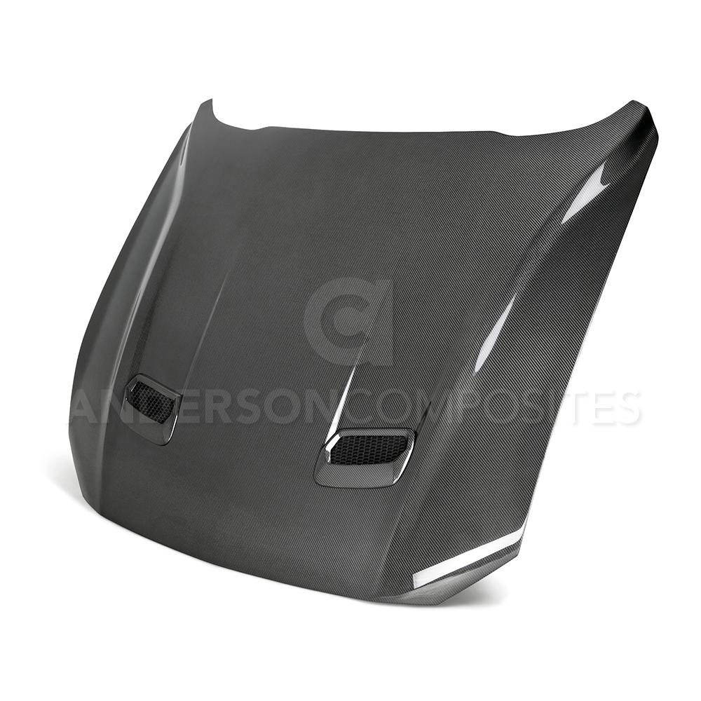 Anderson Composites AC-HD18FDMU-OE-DS Hood for Select Ford Mustang
