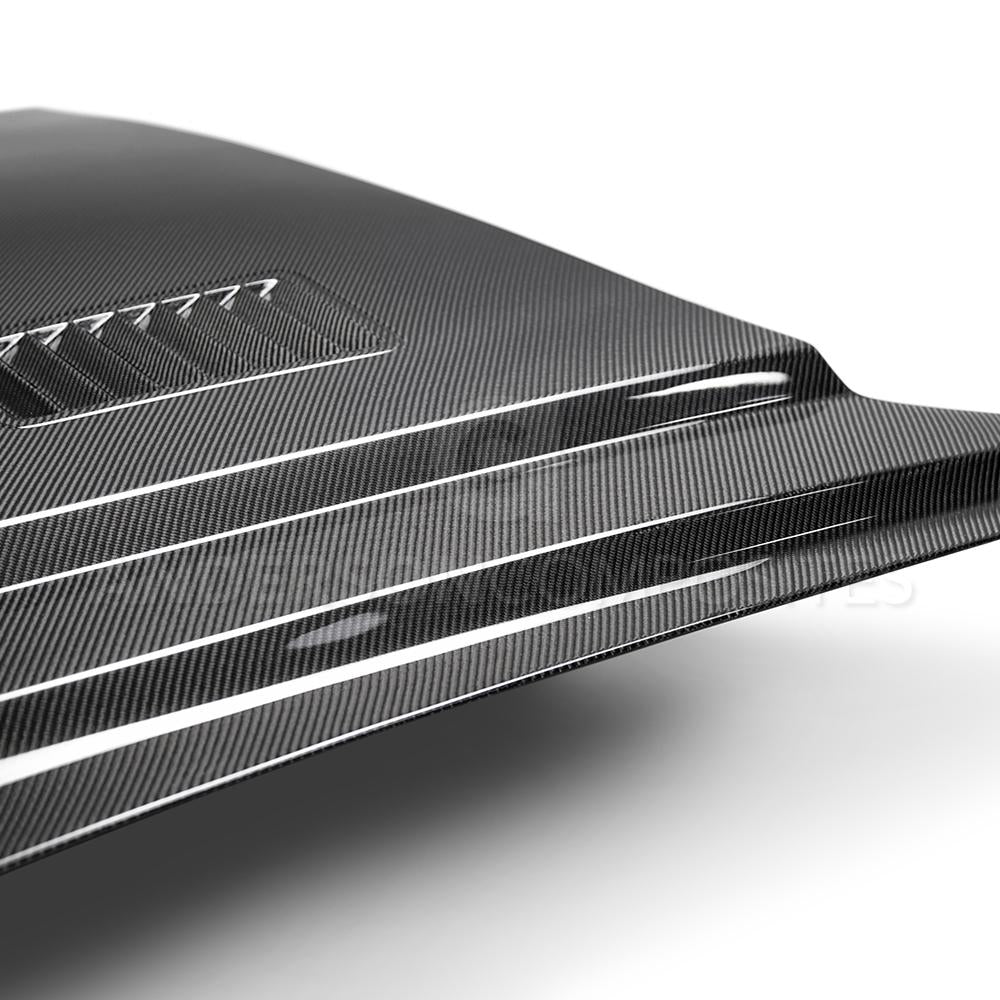 Anderson Composites AC-HD18FDMU-SN-DS Hood for Select Ford Mustang