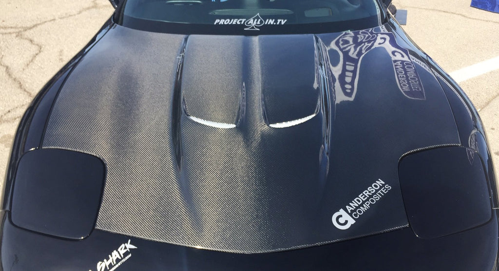 Anderson Composites AC-HD9704CHC5-TD Hood for Select Chevrolet Corvette