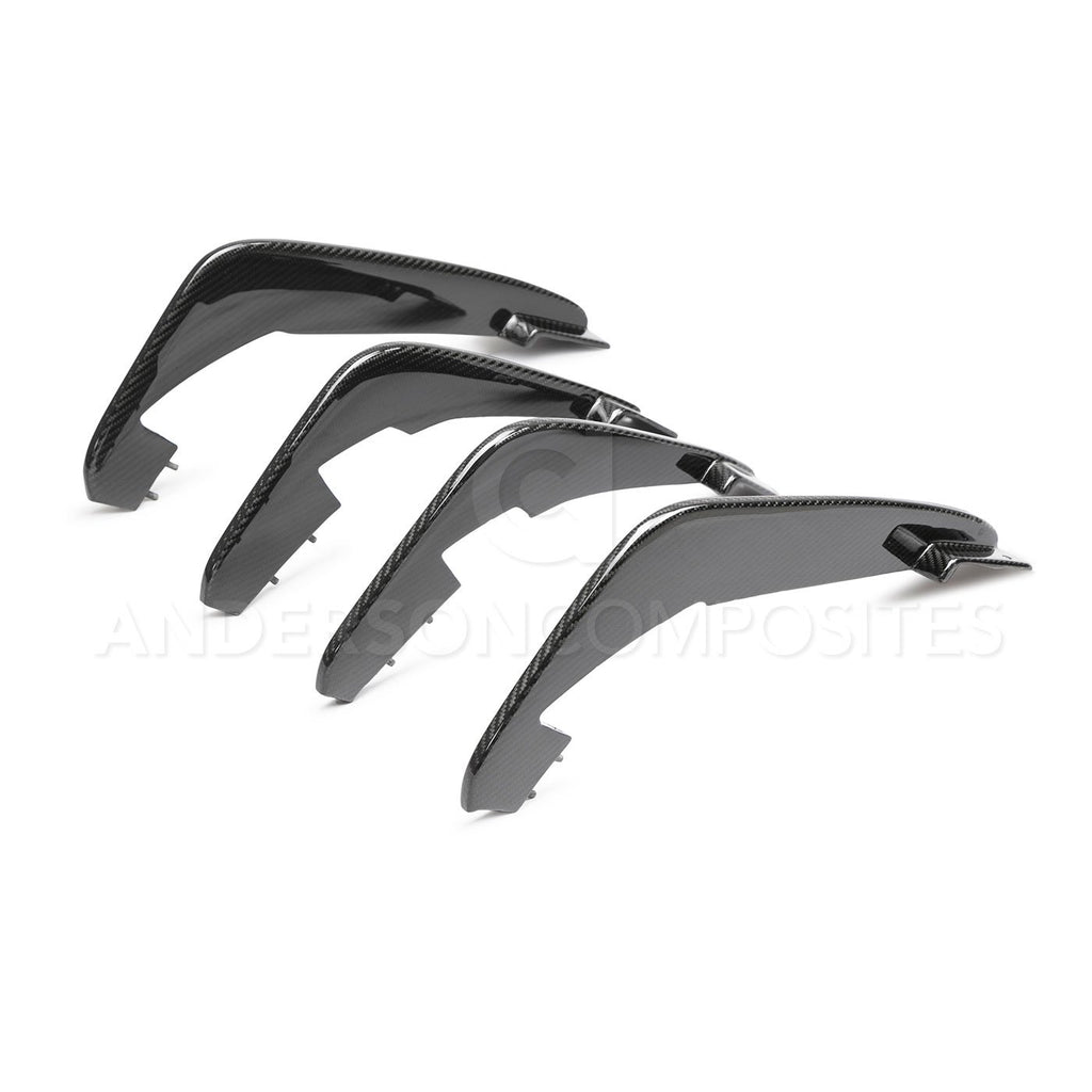 Anderson Composites AC-RDF20CHC8 Diffuser fins for Select Chevrolet Corvette