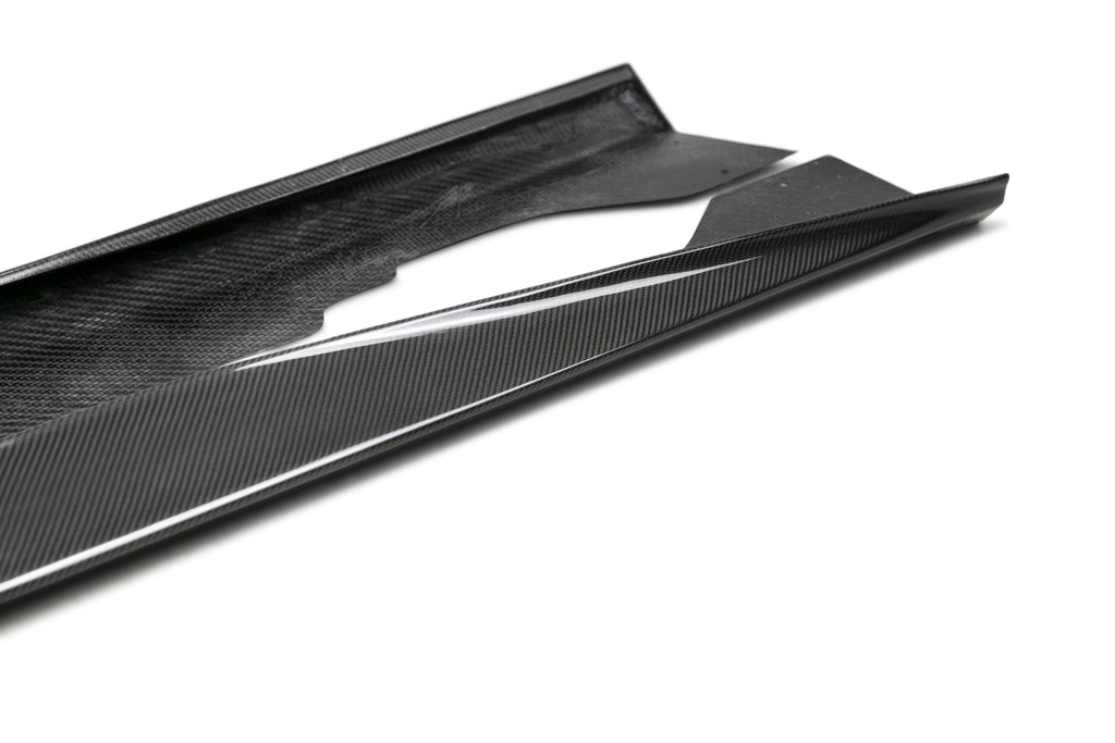 Anderson Composites AC-SS20CHC8-MB rocker panel splitters for Select Chevrolet Corvette