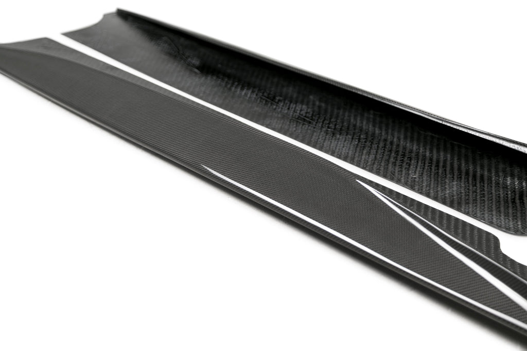 Anderson Composites AC-SS20CHC8-MB rocker panel splitters for Select Chevrolet Corvette