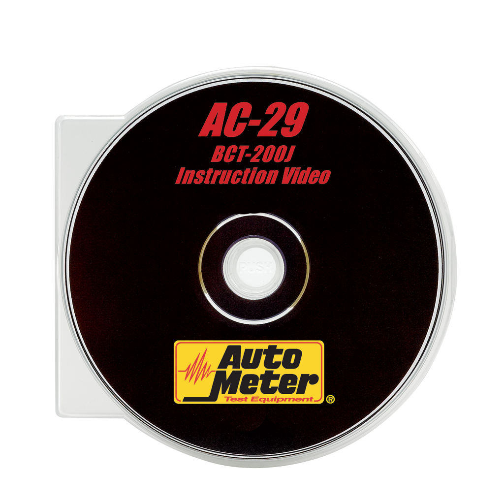 AutoMeter AC-29 BCT-200J INTELLICHECK II TRAINING DVD