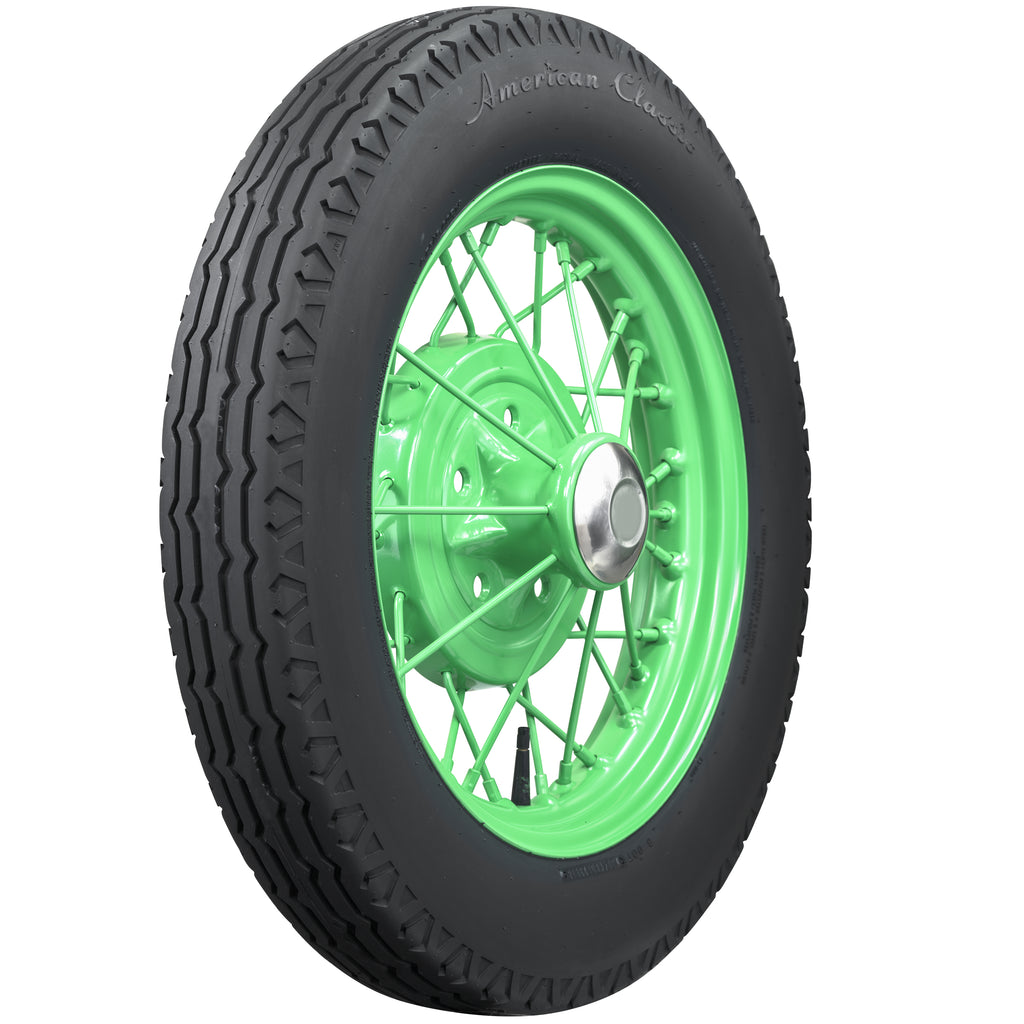 Coker 700326 475/500R19 AMERICAN CLASSIC BLACK for Select Chevrolet AE Independence Truck, Chevrolet Universal, DeSoto Model SA, Ford Model A, Plymouth Model PA, Plymouth Model U, Star Four