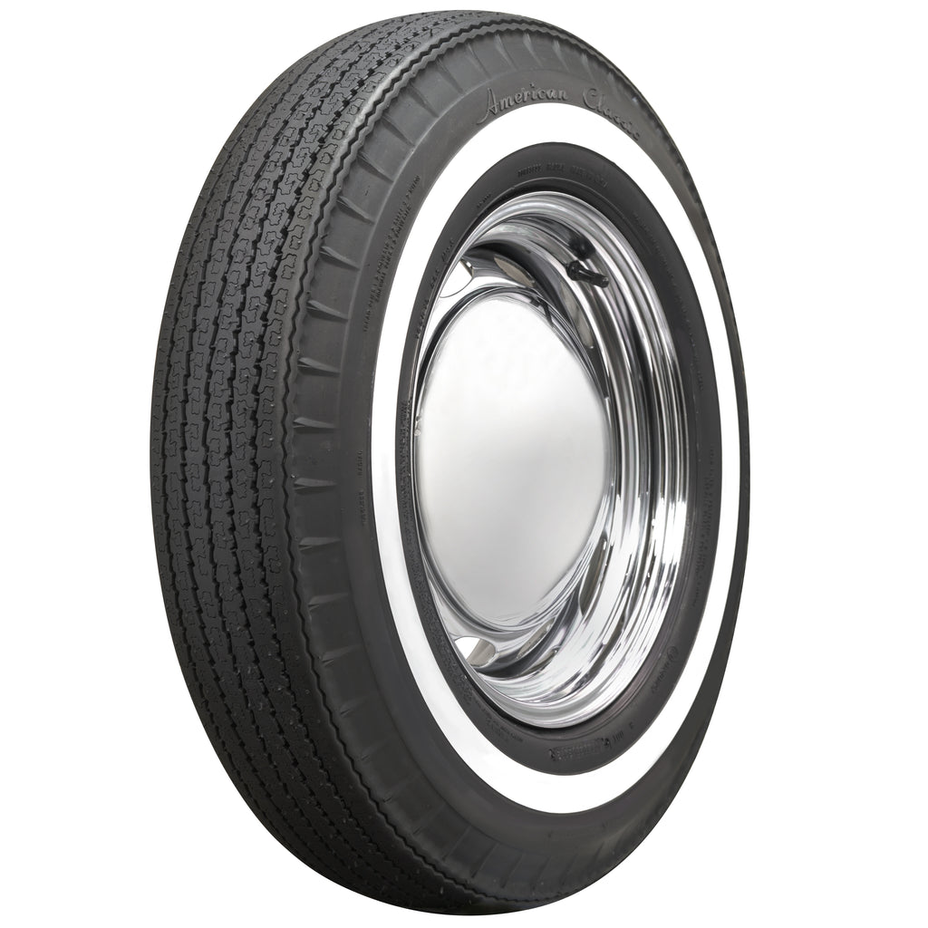 Coker 700321 820R15 AMERICAN CLASSIC 1" WW for Select Bentley S1 Series, Bentley S2 Series, Bentley S3 Series, Cadillac Commercial Chassis, Cadillac Eldorado, Cadillac Series 60 Special Fleetwood, Chrysler 300, Chrysler Imperial, Chrysler New Yorker,