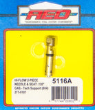 ADVANCED ENGINE DESIGN 5116B .140 Bottom Feed Hi-Flow Needle & Seat - Each