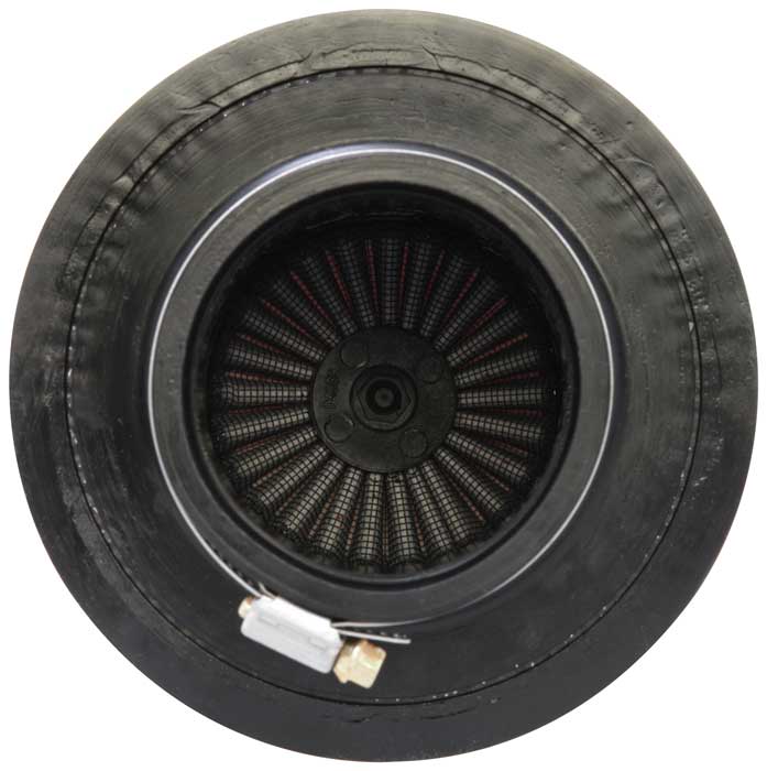 Dryflow-Air-Filter---Round-Tapered-5In-Top-Od-X-6-Base-Od-X-5.563In-H-X-3In-Flange-Id
