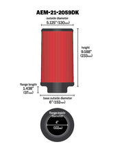 Load image into Gallery viewer, 4-Inch-X-9-Inch-Dryflow-Element-Filter-Replacement