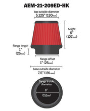 Load image into Gallery viewer, Dryflow-Air-Filter-Air-Filter-Kit-6In-X-5In-Dryflow--WHole