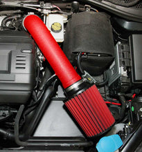 Load image into Gallery viewer, 2015-Volkswagen-Golf-Gti-2.0L-Cold-Air-Intake-System-Wrinkle-Red