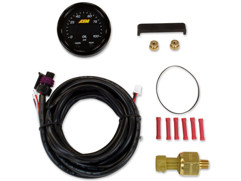 AEM ELECTRONICS 30-0301 X-Series Pressure Gauge 0-100psi