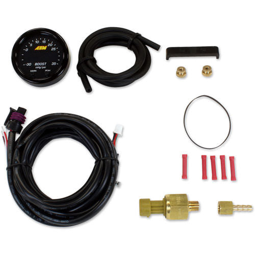 AEM ELECTRONICS 30-0308 X-Series Boost Pressure Gauge -30-60psi