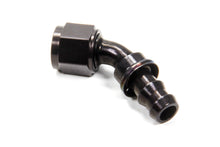 Load image into Gallery viewer, AEROQUIP FBL1523 #8 45 Degree Socketless Black