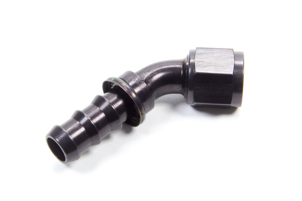 AEROQUIP FBL1524 #10 45 Degree Socketless Black