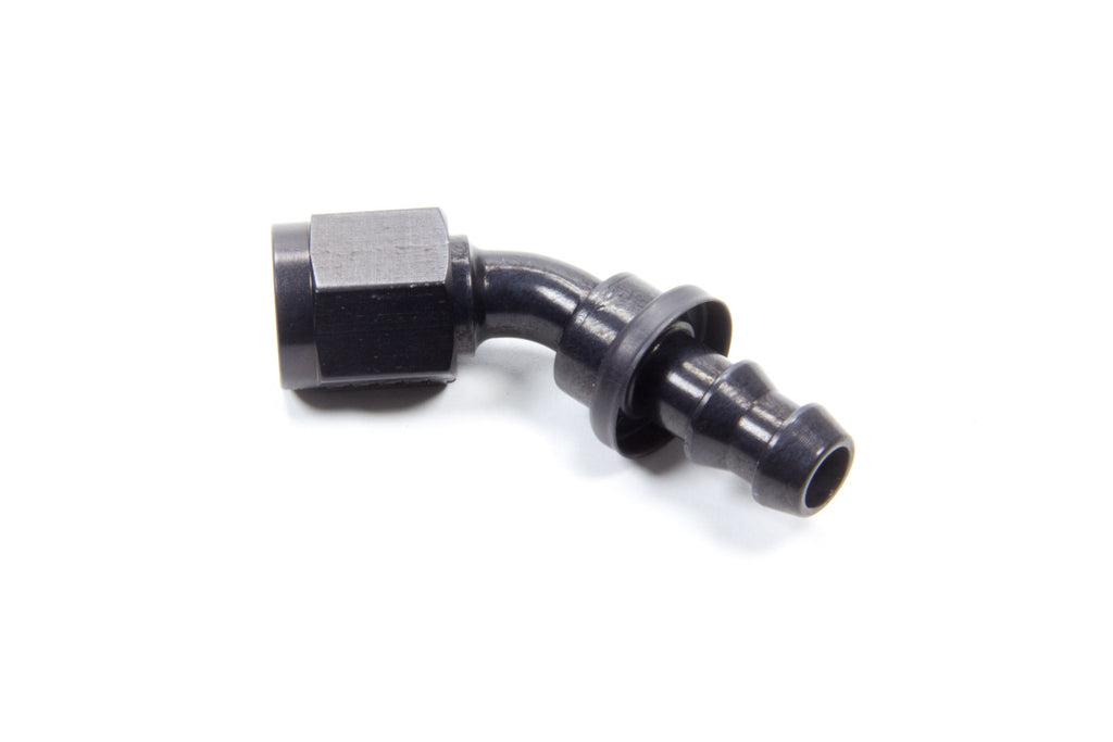 AEROQUIP FCL1522 #6 45 Degree Socketless Black