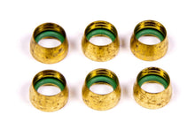 Load image into Gallery viewer, AEROQUIP FCM2430 -6 Replacement A/C Brass Sleeves (6 pk)