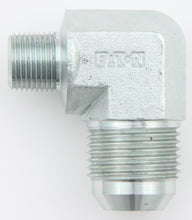 Load image into Gallery viewer, AEROQUIP FCM2623 90 Male Elbow #12 To 3/8 Npt Steel Fitting