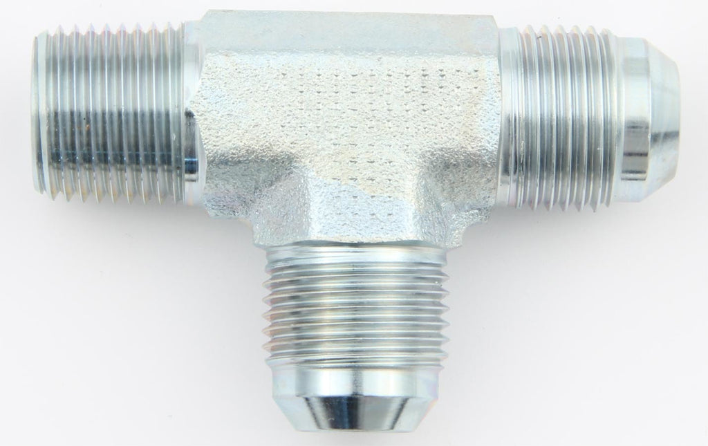 AEROQUIP FCM2708 Male Run Tee Steel #10 To 1/2 Npt