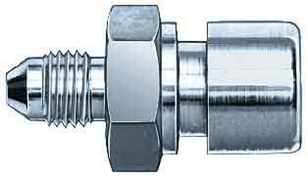 AEROQUIP FCM2936 #3 To 3/8-24 Inverted Female Steel Adapter