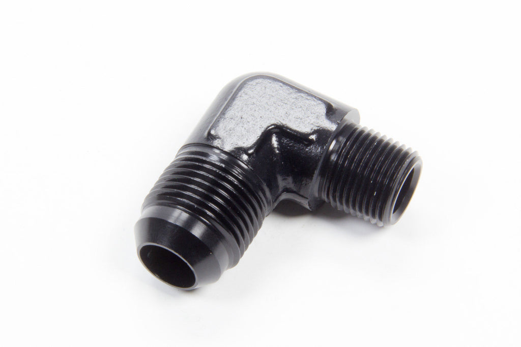 AEROQUIP FCM5016 90 Deg #10 to 3/8in Alum Adapter Black